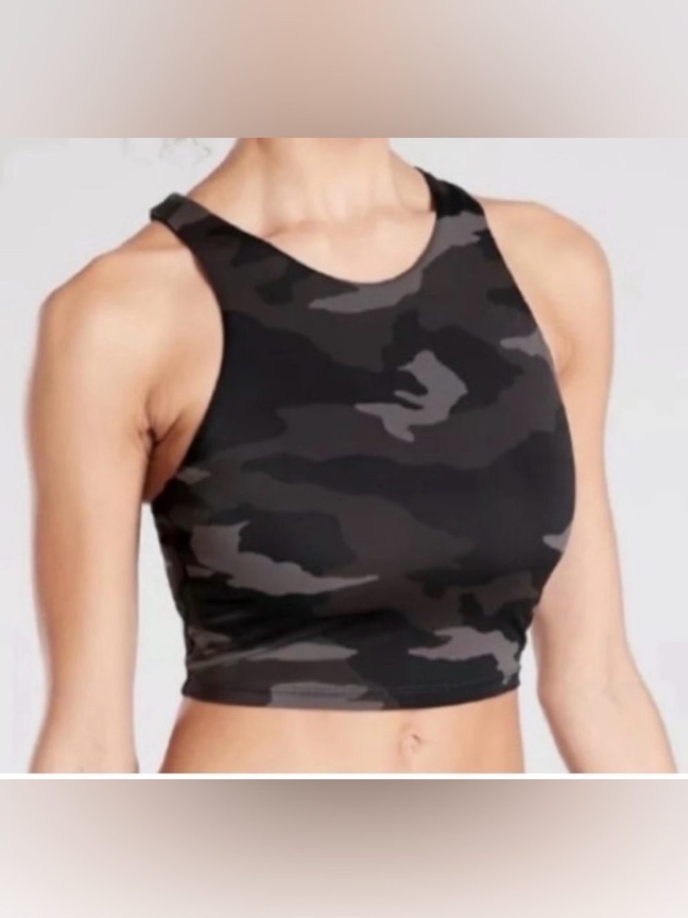 SALUTATION CAMO RACER SPORTS BRA 
SIZE LARGE